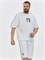 КОСТЮМ ШОРТЫ И ФУТБОЛКА РОССИЯ ЭТО... shortsuit_russiais_white - фото 11915