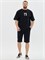 КОСТЮМ ШОРТЫ И ФУТБОЛКА РОССИЯ ЭТО... shortsuit_russiais_black - фото 11940