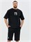 КОСТЮМ ШОРТЫ И ФУТБОЛКА РОССИЯ ЭТО... shortsuit_russiais_black - фото 11944