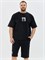 КОСТЮМ ШОРТЫ И ФУТБОЛКА РОССИЯ ЭТО... shortsuit_russiais_black - фото 11945