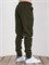 Брюки спортивные с начесом Joggers1_khaki48 - фото 5268