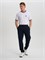 Брюки спортивные джоггеры с контрастным поясом MarineJoggers_indigo54 - фото 5725